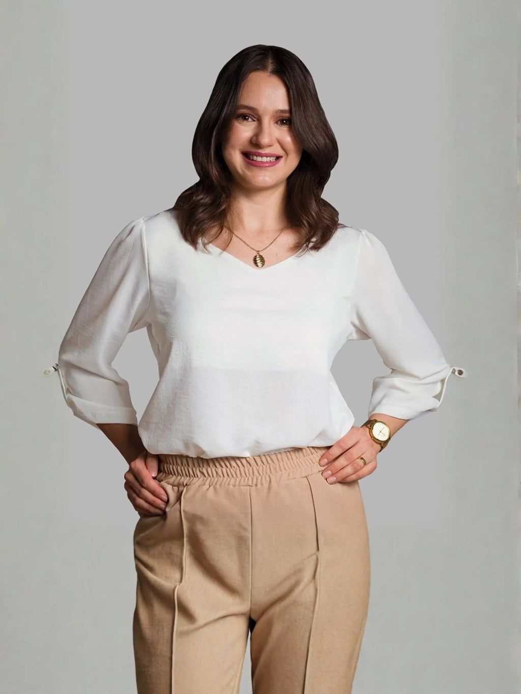 Blusa Feminina em Alfaiataria Duna