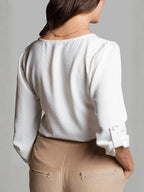 Blusa Feminina em Alfaiataria Duna