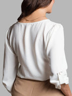 Blusa Feminina em Alfaiataria Duna
