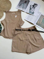 Conjunto Feminino Marrant Regata com Shorts