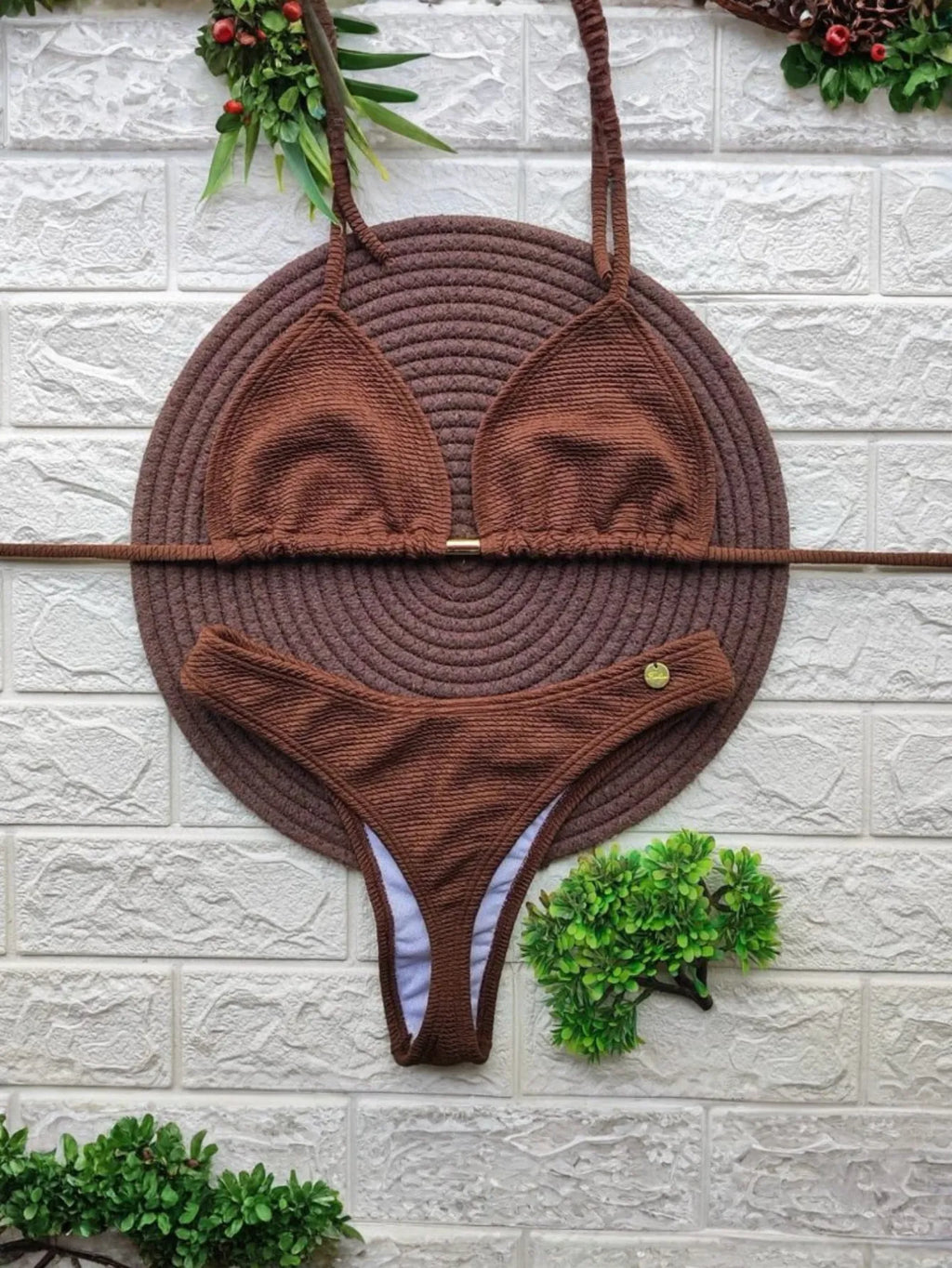 Biquíni Asa Delta Cortininha Moda Verão