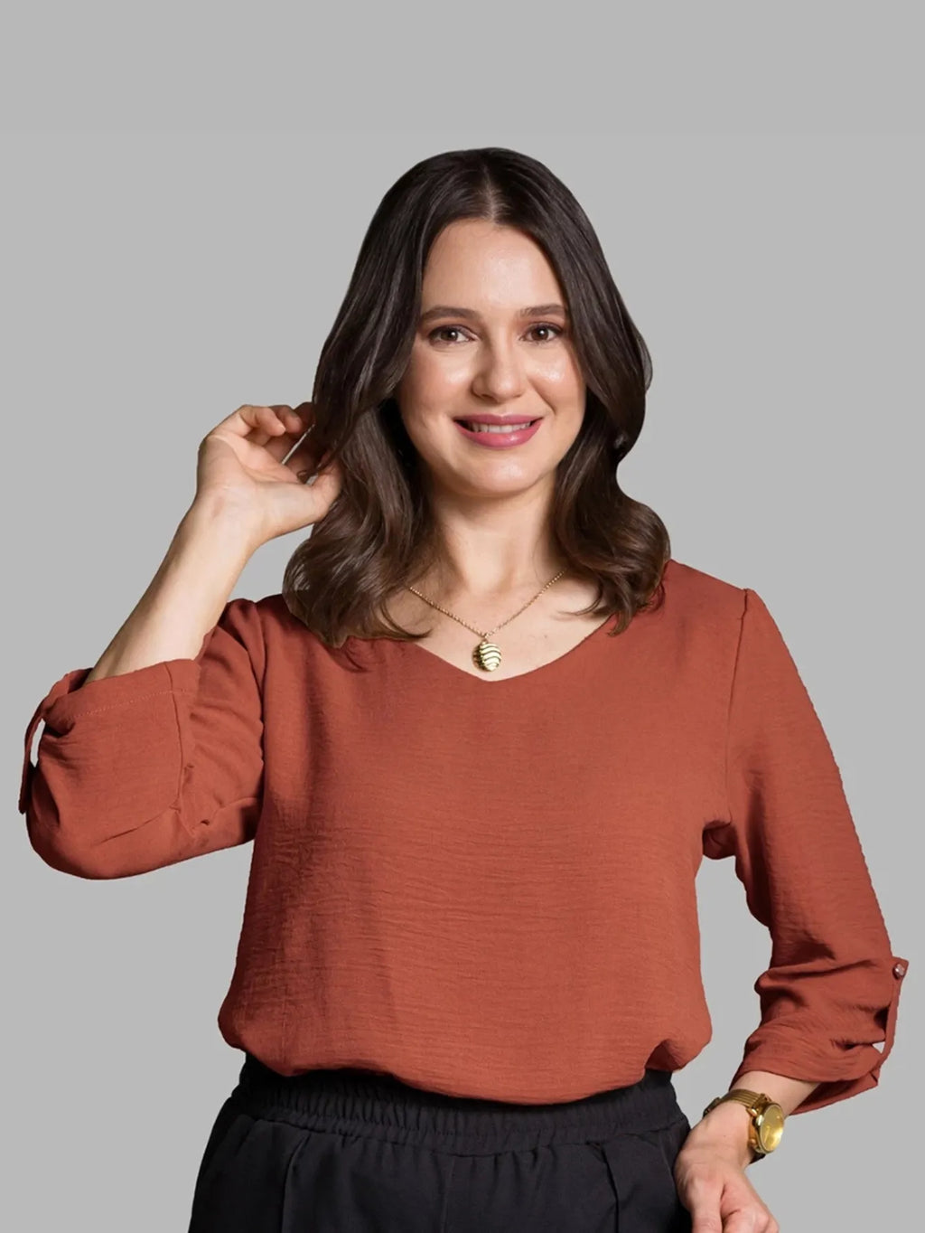 Blusa Feminina em Alfaiataria Duna